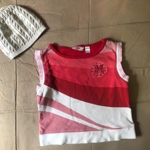 JLo Girls 6X Red Children’s Girls Sleeveless Top